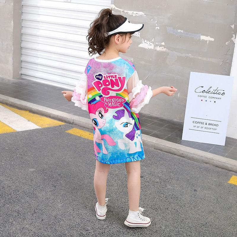 Đầm thun oversize cho bé gái