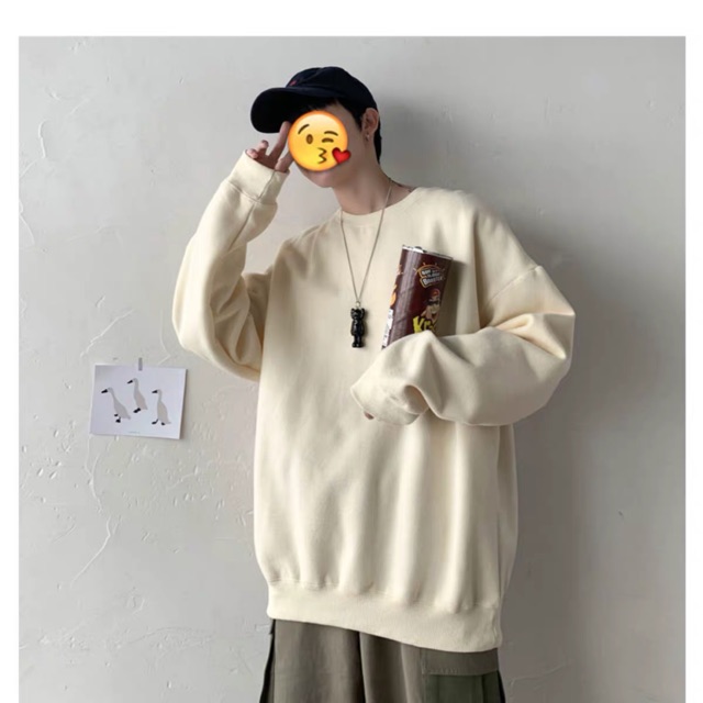 Sweater vải da cá trơn nhiều màu