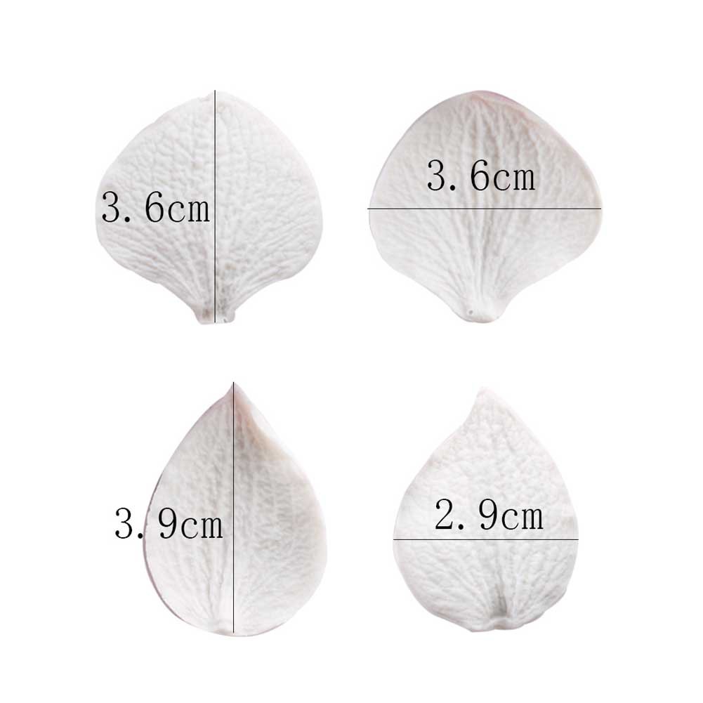 Khuôn silicone Nhấn Bánh Hình Cánh Hoa Lan & Bướm