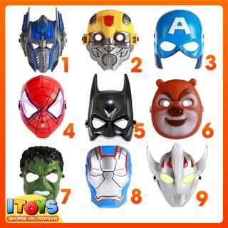 Mặt nạ Marvels, Siêu nhân, Anh hùng (nhiều nhân vật) Mặt nạ hóa trang Cosplay ITOYS - HT1