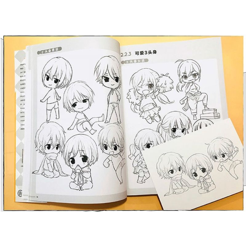 Tập tranh Vẽ Tổng hợp Anime - ChiBi - Cổ Trang