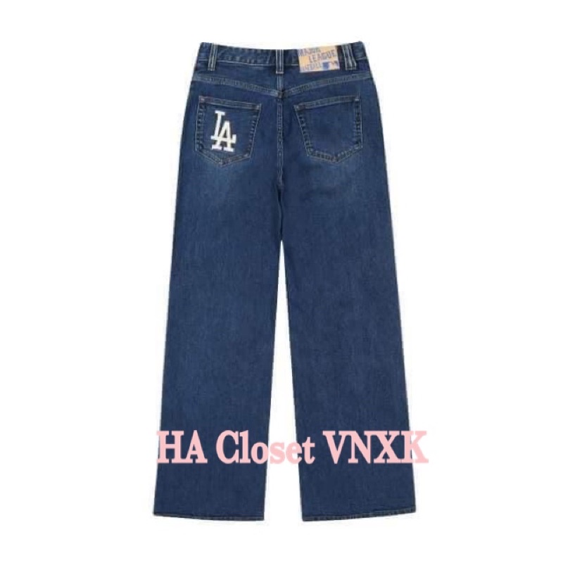 Quần Jean Suông Mlb