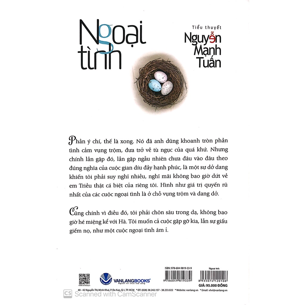 Sách - Ngoại Tình (Nguyễn Mạnh Tuấn- Văn Lang)