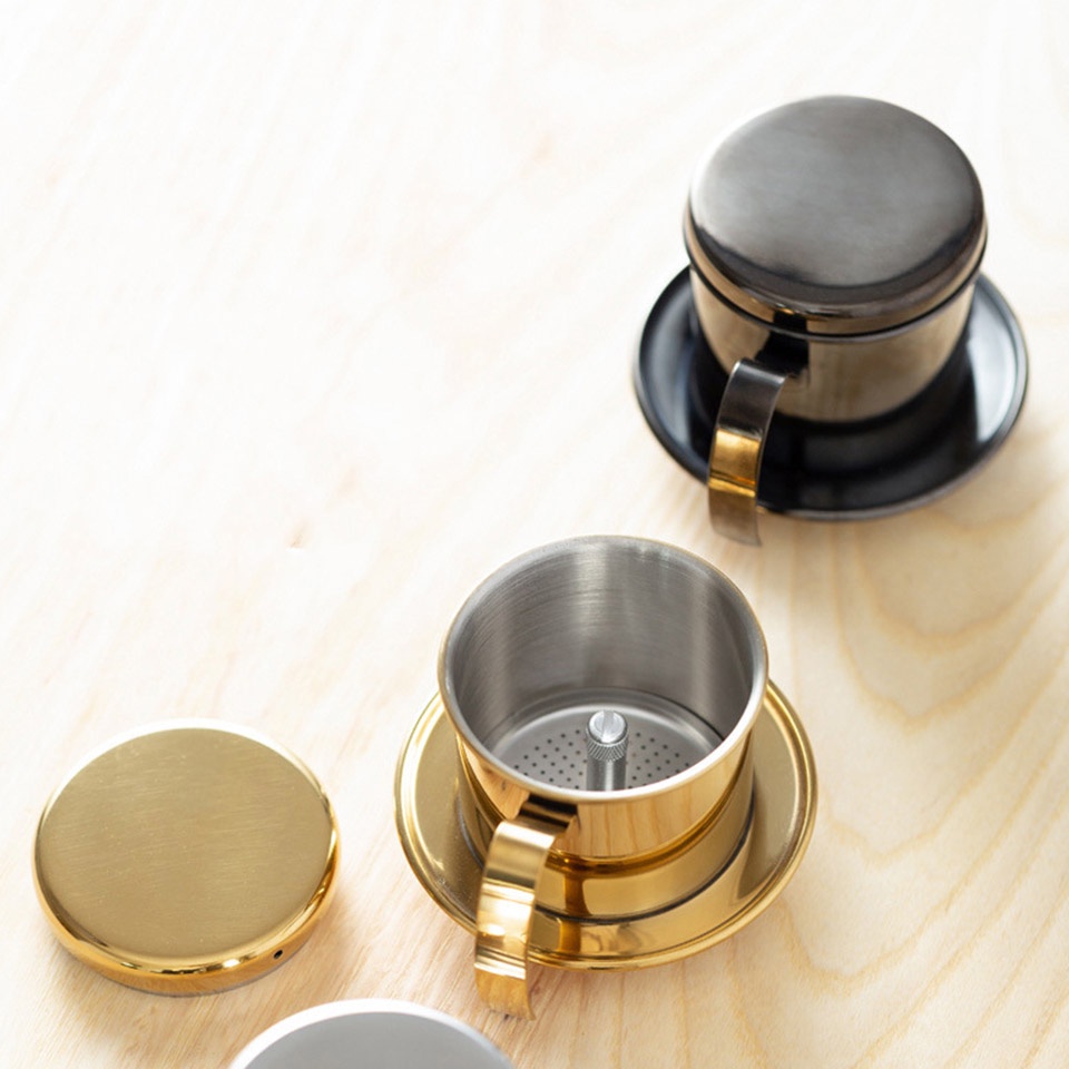 Phin Inox pha cà phê cao cấp Cafede Kona