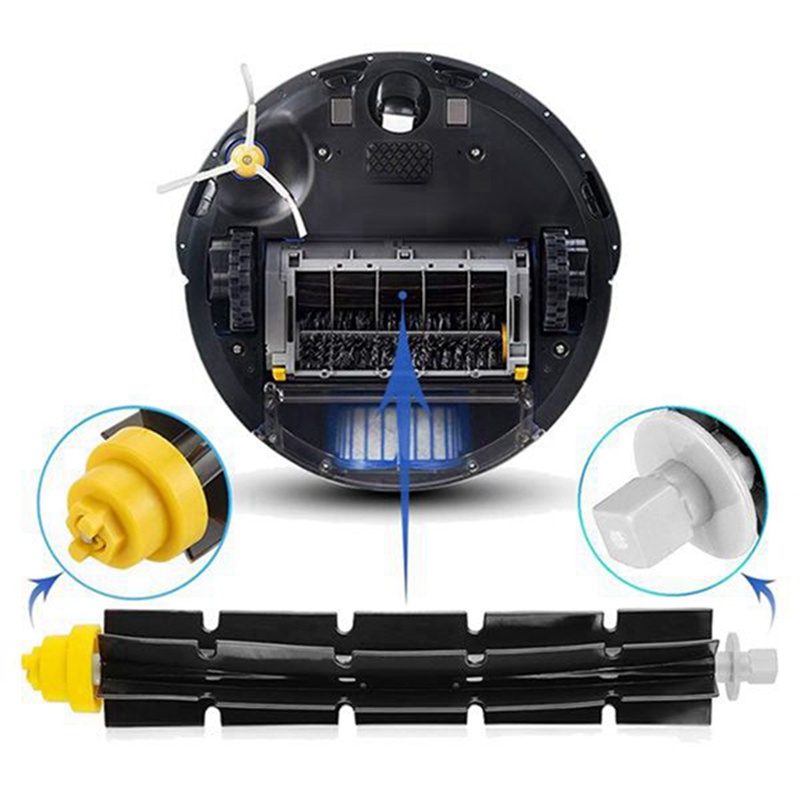 Bộ Lọc Hepa Chổi Chính Thay Thế Cho Robot Hút Bụi iRobot Roomba 614 620 671 692