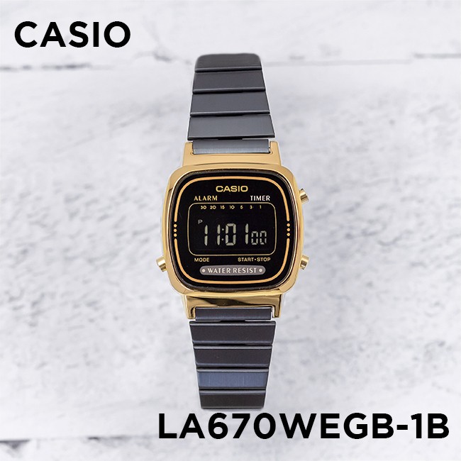 Đồng hồ nữ dây kim loại Casio Standard chính hãng Anh Khuê LA670WEGB-1BDF