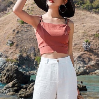 Quần Ống Suông Lưng Chun Zara