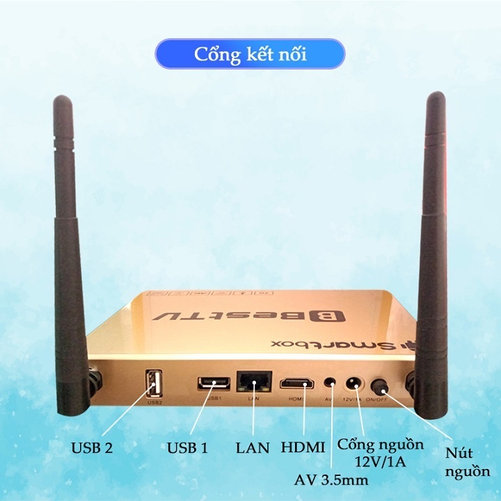 Đầu thu tivi kết nối mạng internet