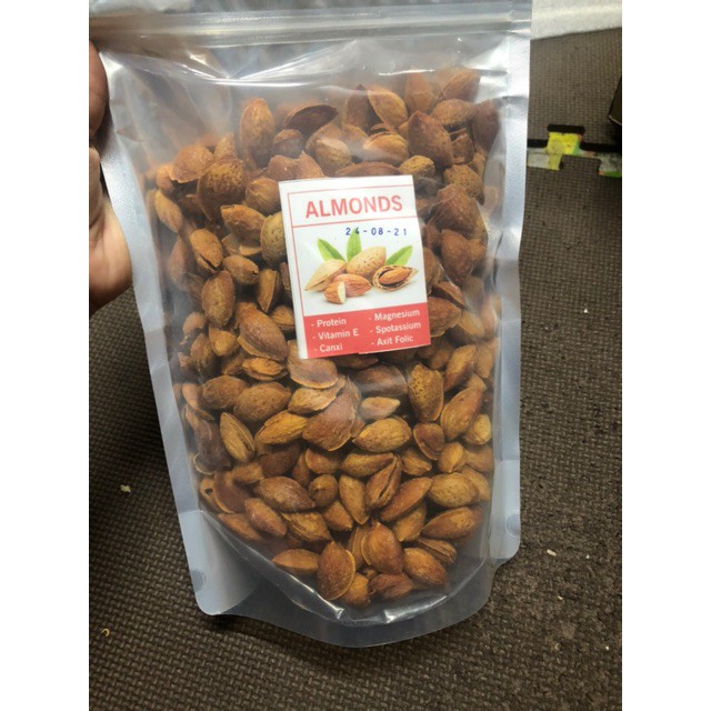 500gr hạnh nhân rang bơ thơm ngon | BigBuy360 - bigbuy360.vn