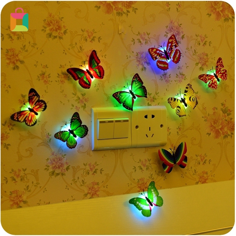 Đèn Led Ngủ Hình Bướm 3d