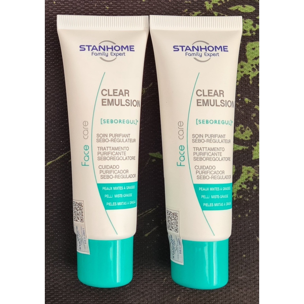 Stanhome Clear Emulsion 40ml - Kem dưỡng ẩm, se khít chân lông cho da dầu mụn