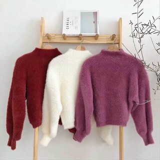 Áo Len Lông Thỏ Cổ Cao 3cm Hàng Đẹp