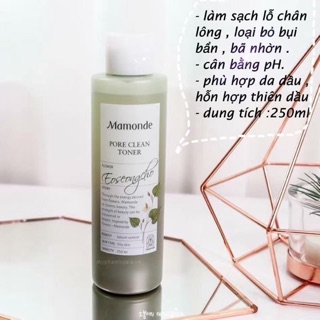 NƯỚC HOA HỒNG MAMONDE TONER