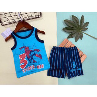  Combo 2 Bộ bé trai borip sát nách