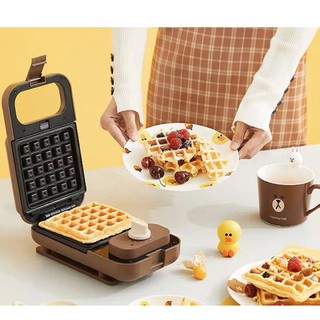 MÁY LÀM BÁNH SANDWICH JOYOUNG LINE FRIENDS VỊT SALLY, GẤU BROWN