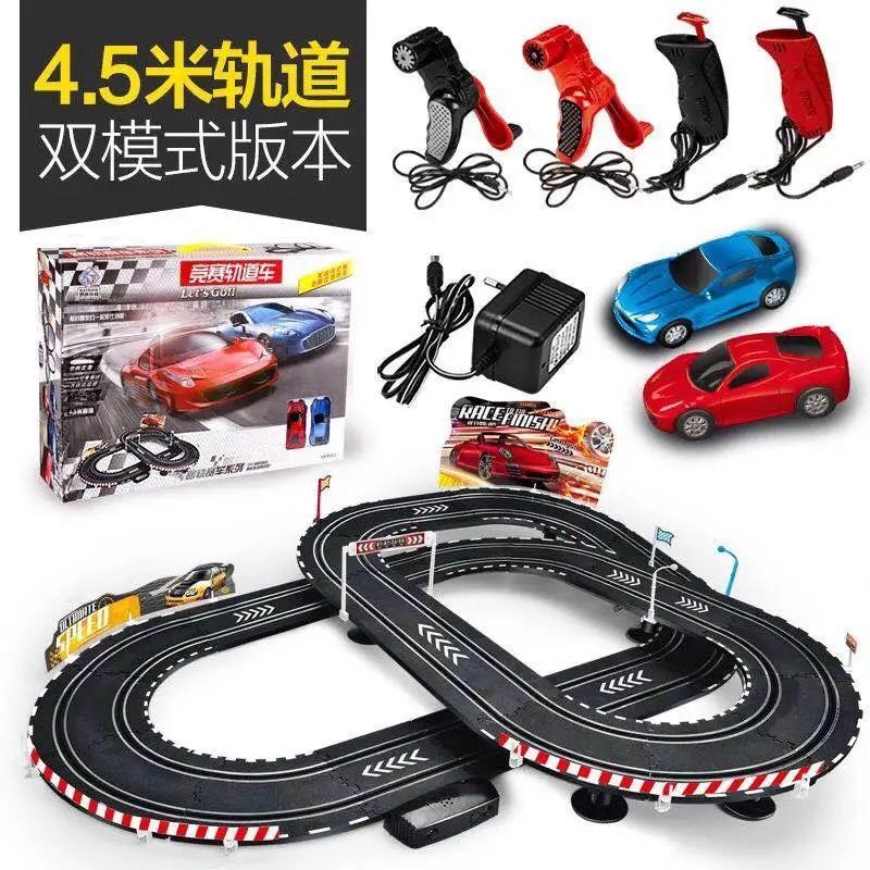 ✎Vòng đua, đồ chơi điện tử, điều khiển trẻ em, nhóc 3-4-6-7-8, xe lửa, hơi siêu nhỏ
