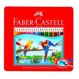 Faber-Castell Hộp Thiếc Đựng Màu Nước 12 / 24 / 36 Inch Ốp