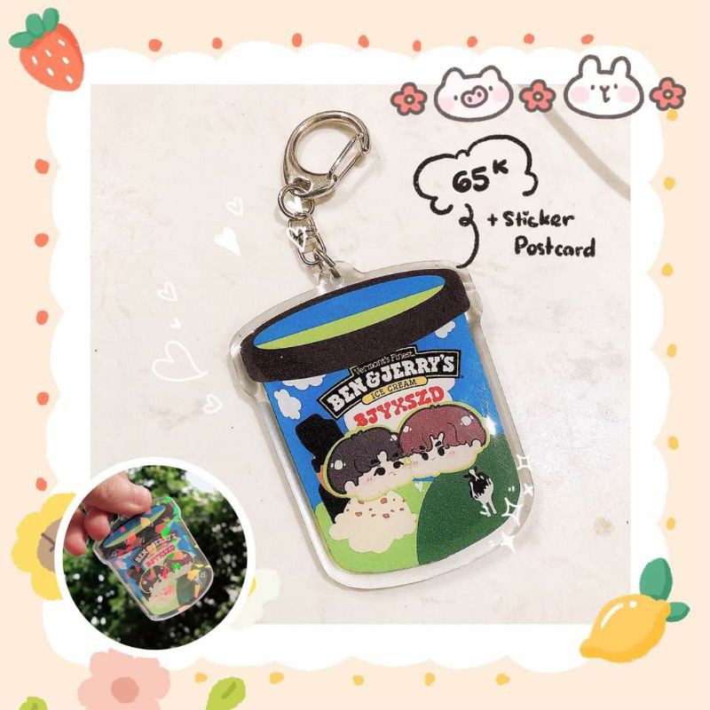 Keyring bling Bác Quân Nhất Tiêu BJYX