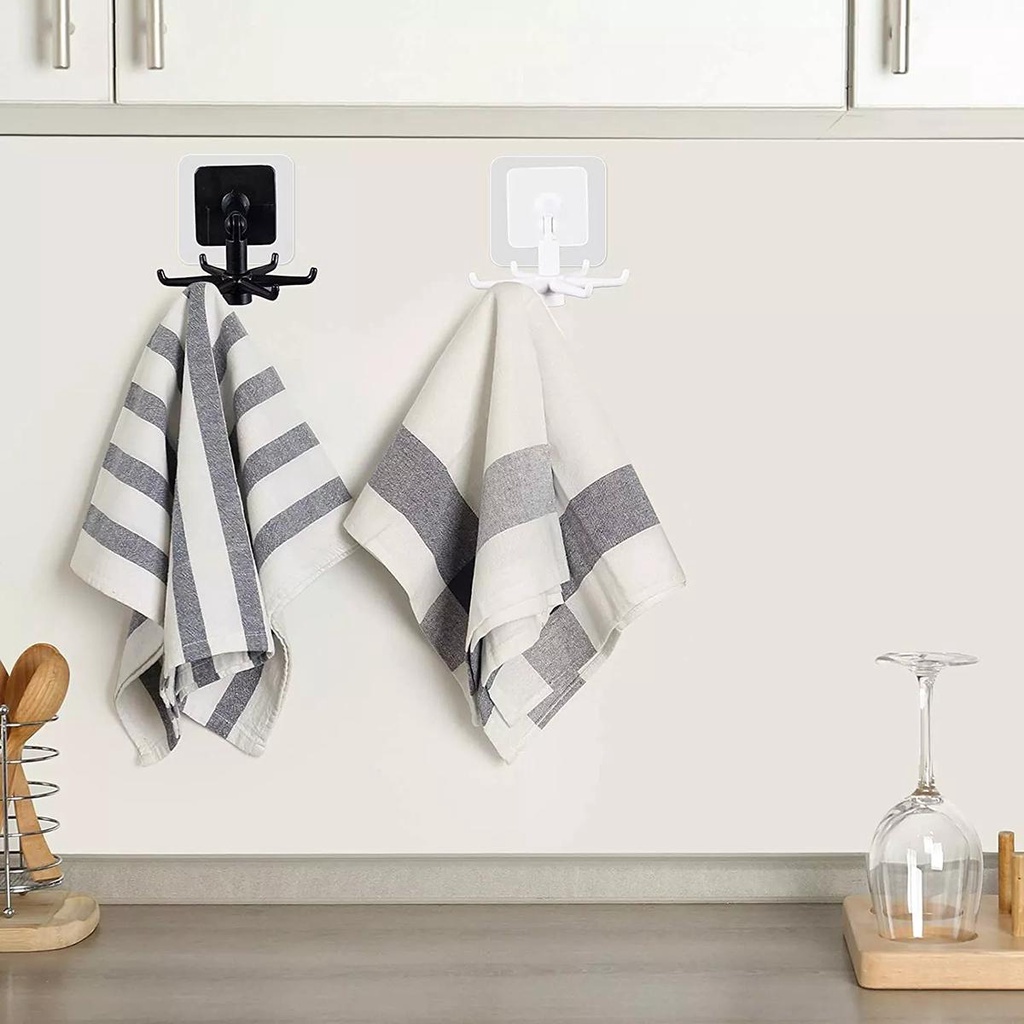 Móc Treo Khăn Dạng Lật Chống Thấm Nước Xoay 180 Độ Cho Phòng Tắm