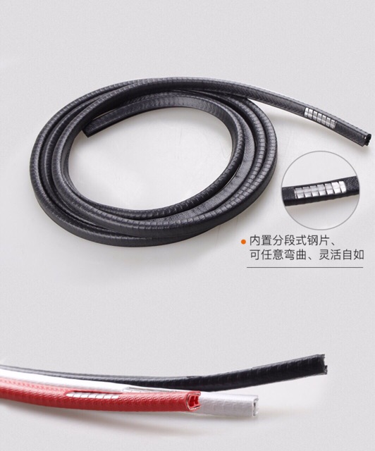 5m Gioăng Cao Su, Nẹp Viền Cửa Chữ U Lõi Thép 🔥HÀNG XỊN🔥 Chống Va Đập Trầy Xước Cánh Cửa Ô Tô