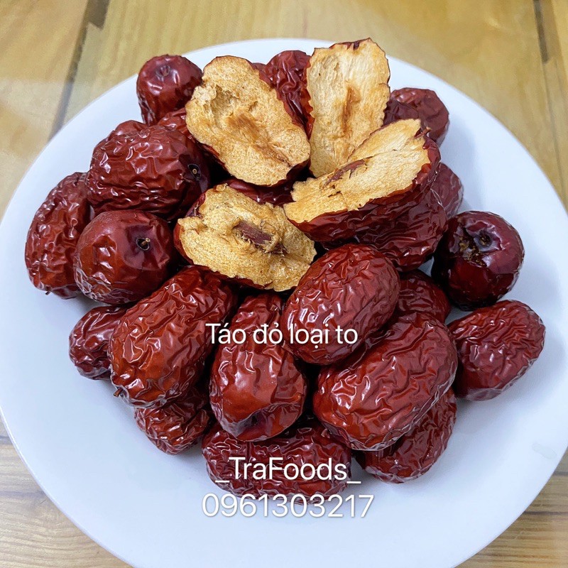 500g TÁO ĐỎ KHÔ TÂN CƯƠNG LOẠN CỠ VỪA