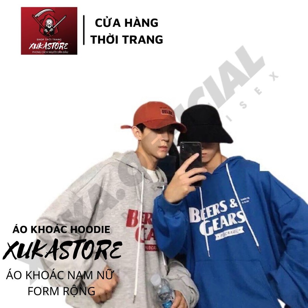 Áo KHOÁC Hoodie TRƠN 4 Màu Nam Nữ Ulzzang Unisex Xukastore