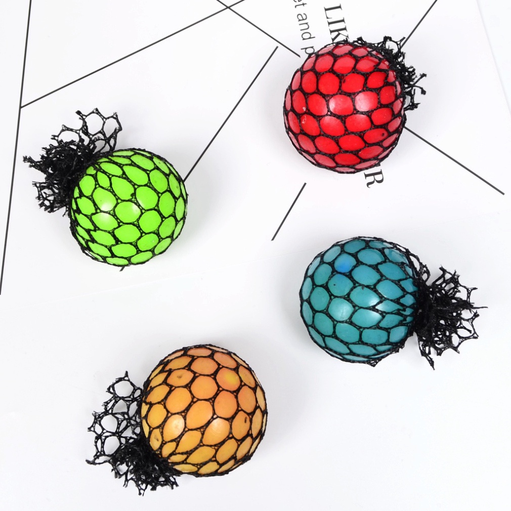 Đồ chơi Xả Stress/Quả Bóng Bóp trứng lưới/Bóng Bóp Slime trút giận đầy màu sắc chất lượng đảm bảo