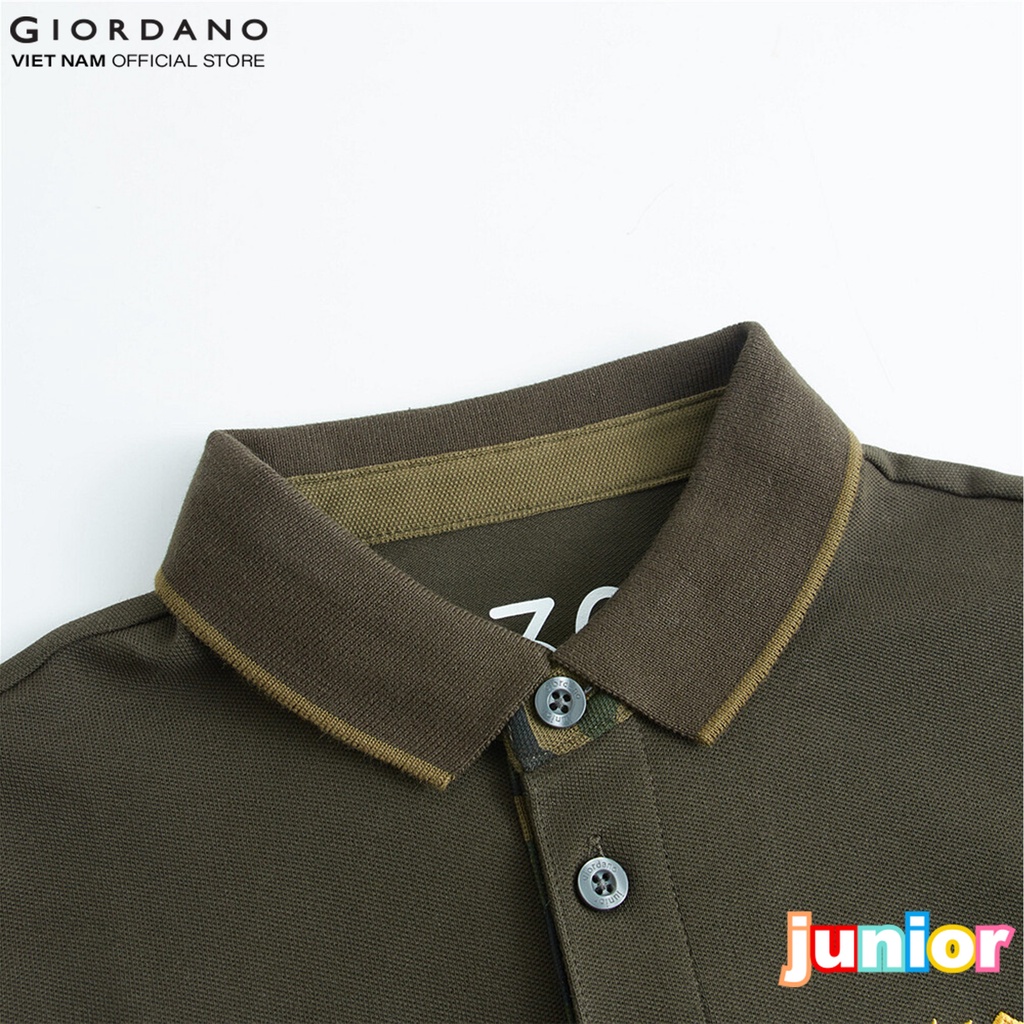 Áo Thun Có Cổ Trẻ Em Giordano Polo Junior 03018402