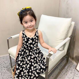 Đầm cúc họa mi cho bé gái