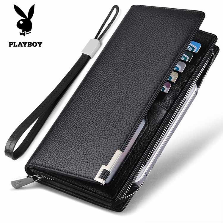 Ví da Playboy dáng dài sức chứa lớn có khóa kéo thời trang cho nam NSGSB33 | BigBuy360 - bigbuy360.vn