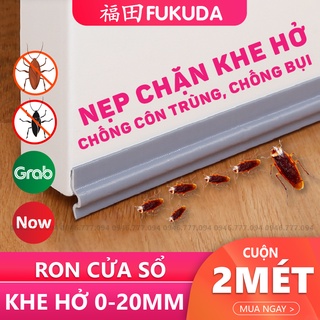 Nẹp cửa sổ chống gió lùa ❤️ Ron chặn cửa chống khói bụi, chống gió lùa, chống côn trùng Fukuda