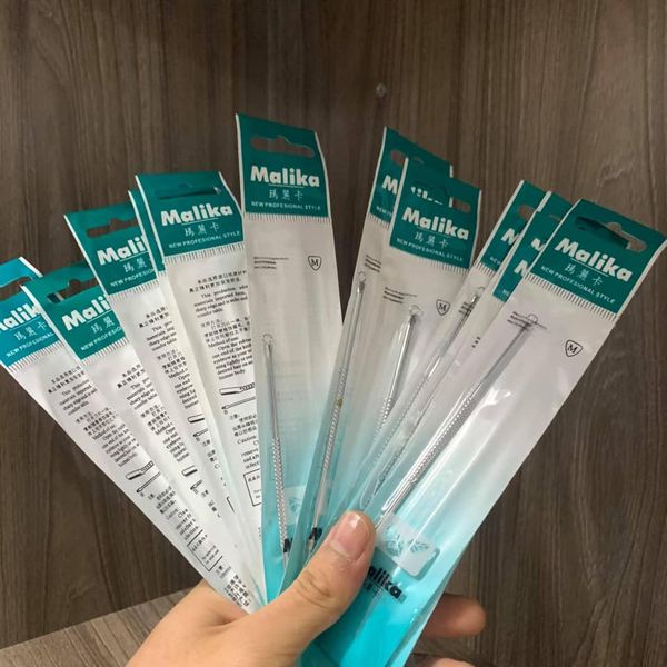Que Nặn Mụn 2 Đầu Cao Cấp Malika Cho Spa