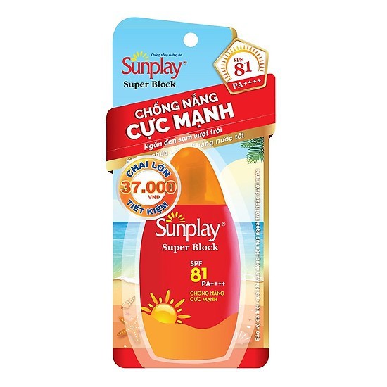 Sữa Chống Nắng [ NHẬP DINHTHA28 GIẢM 5% ] Sunplay Super Block SPF81, PA++++