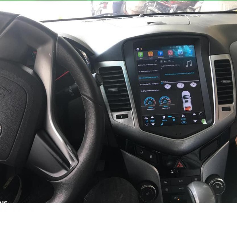 Màn hình Tesla Android 12.4 inc cho Cruze/Lacetti 2008-2014