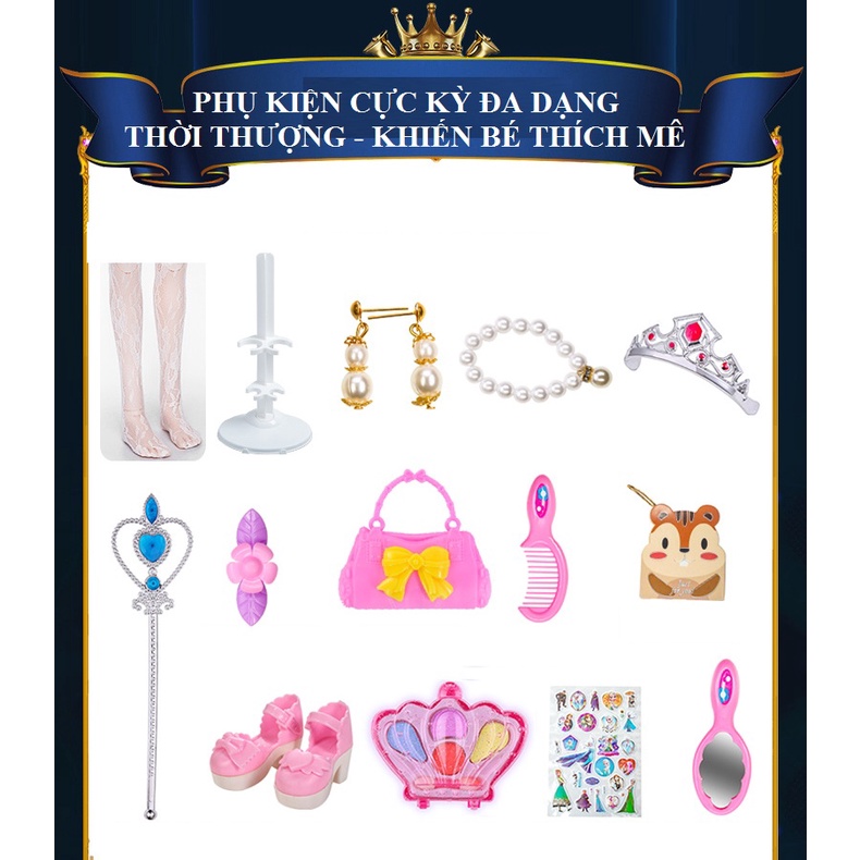 Búp bê Barbie cô dâu 60 cm  đồ chơi-Hộp quà sang trọng cho bé