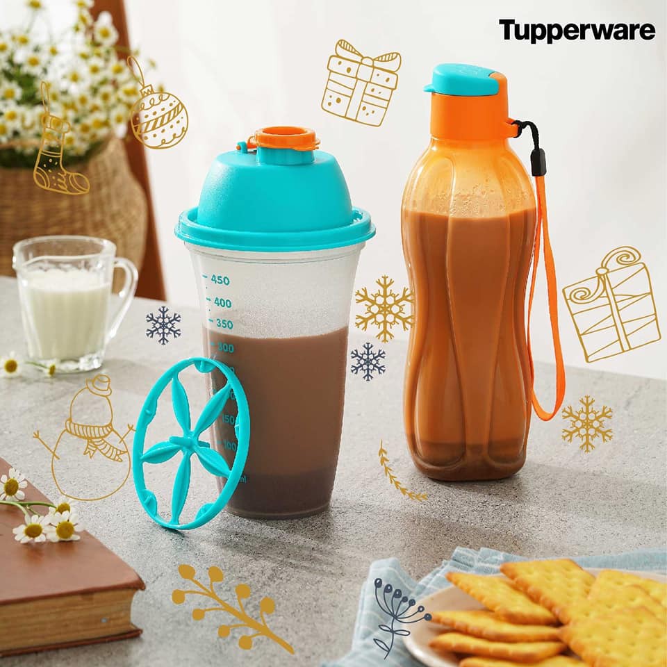 Bộ Sản Phẩm Memberkit Shake N Go- Bộ sản phẩm bình Shake and Go Tupperware