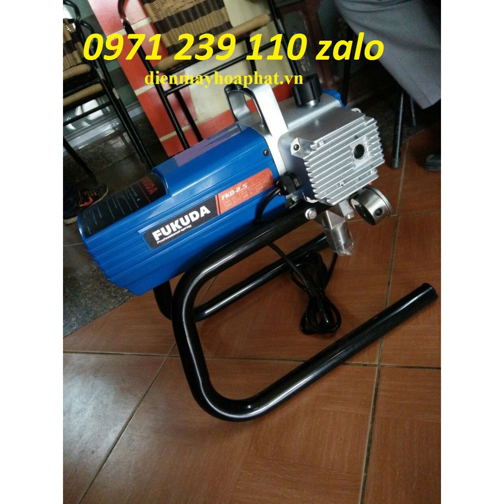 Máy phun sơn Fukuda 2.5 chuyên sơn nước, sơn nhà dân