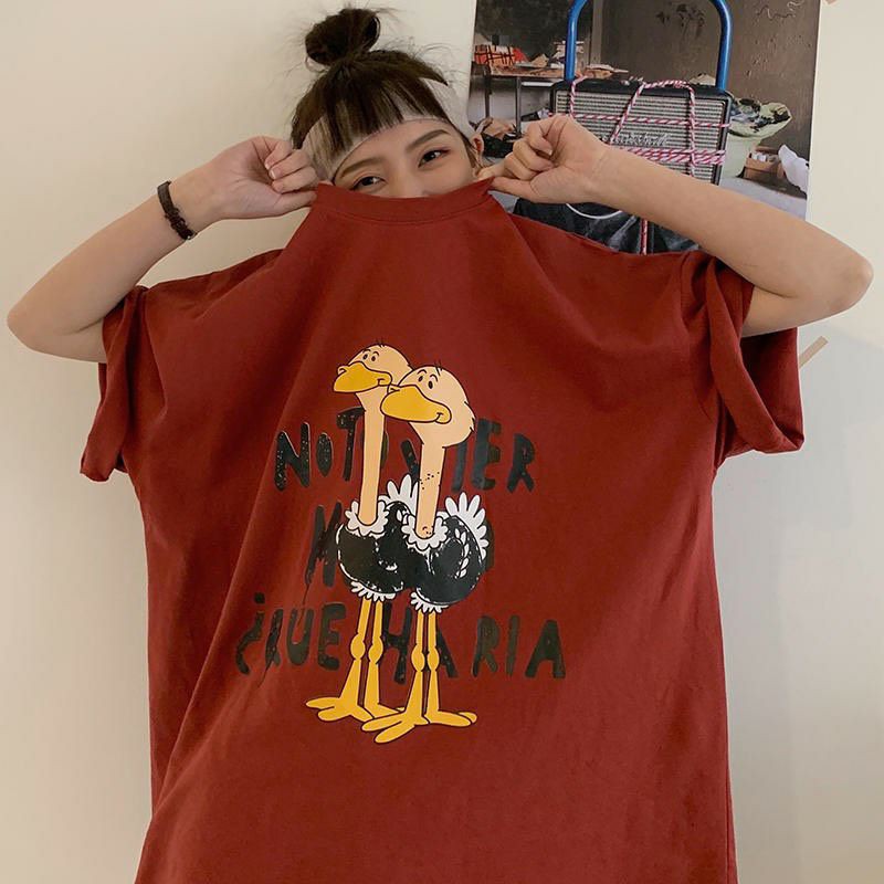 Áo thun tay lỡ Unisex Đà Điểu