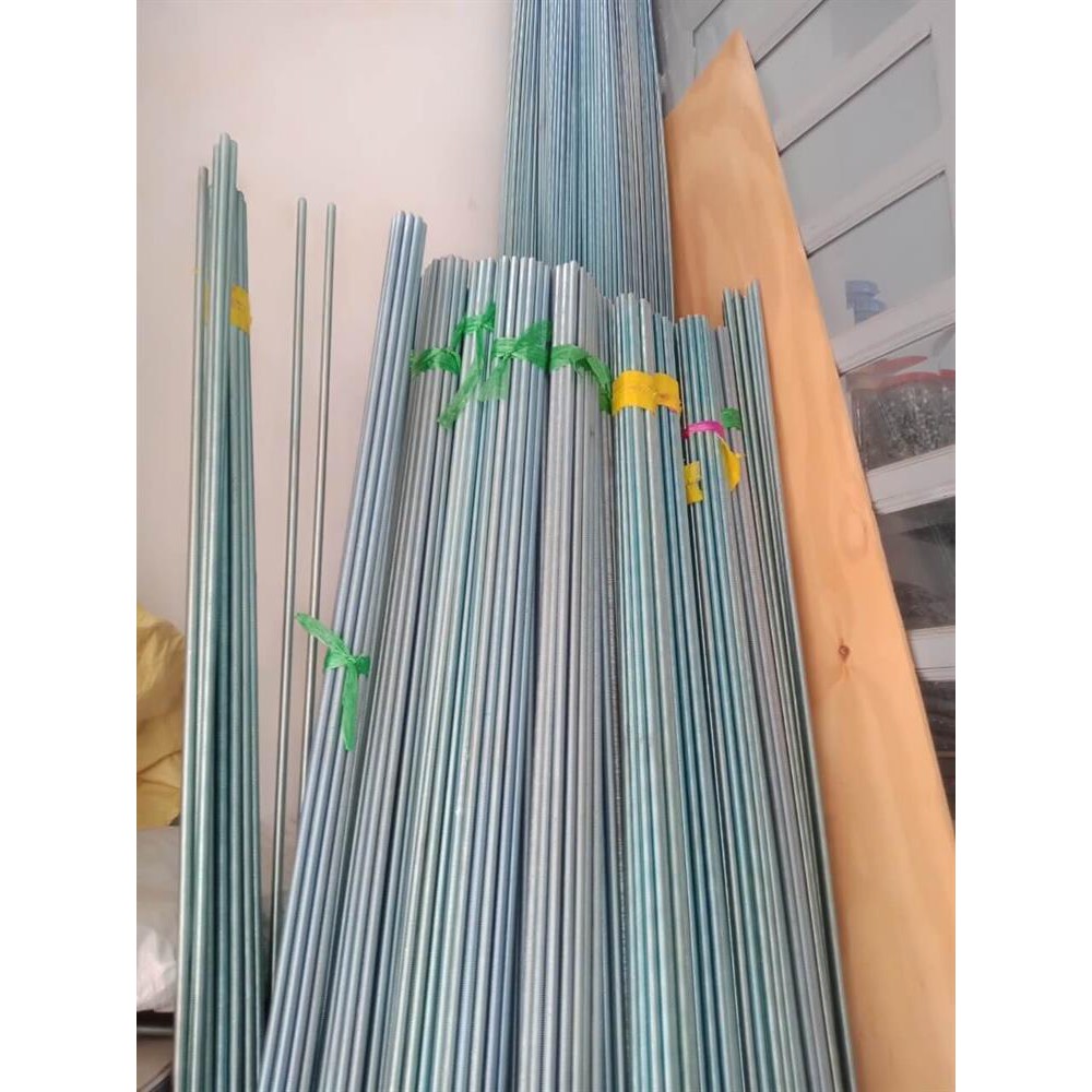 Cây ty ren mạ kẽm M8 dài 1m