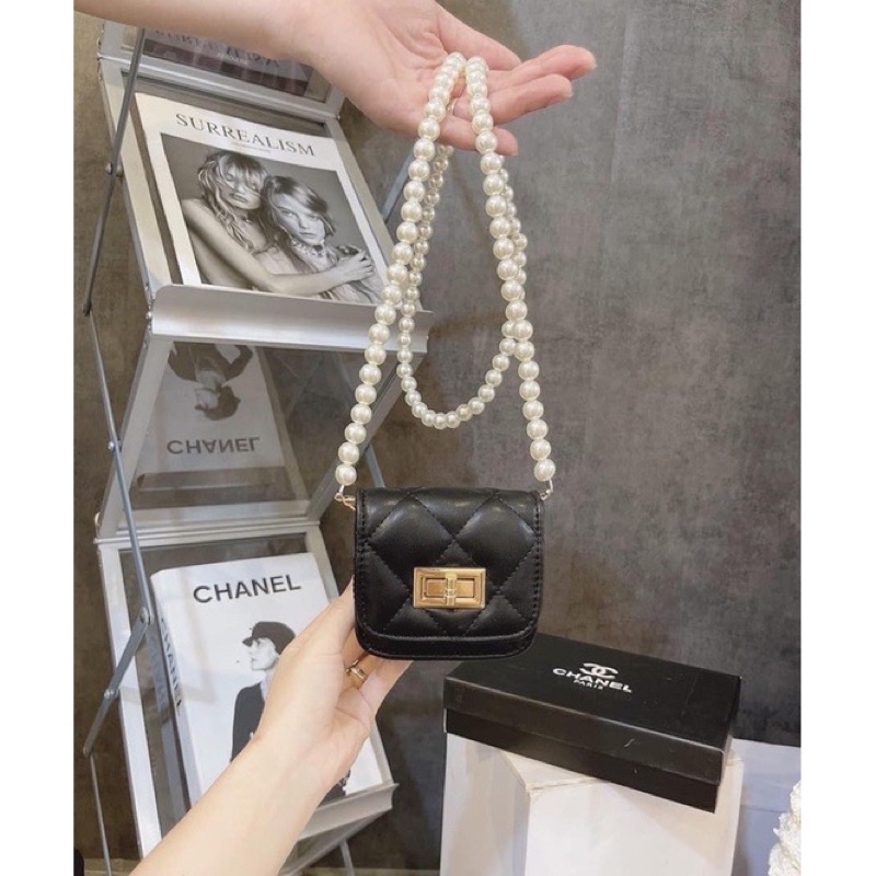 TÚI ĐEO CHÉO, Túi Dây Ngọc Mini Siêu Xinh