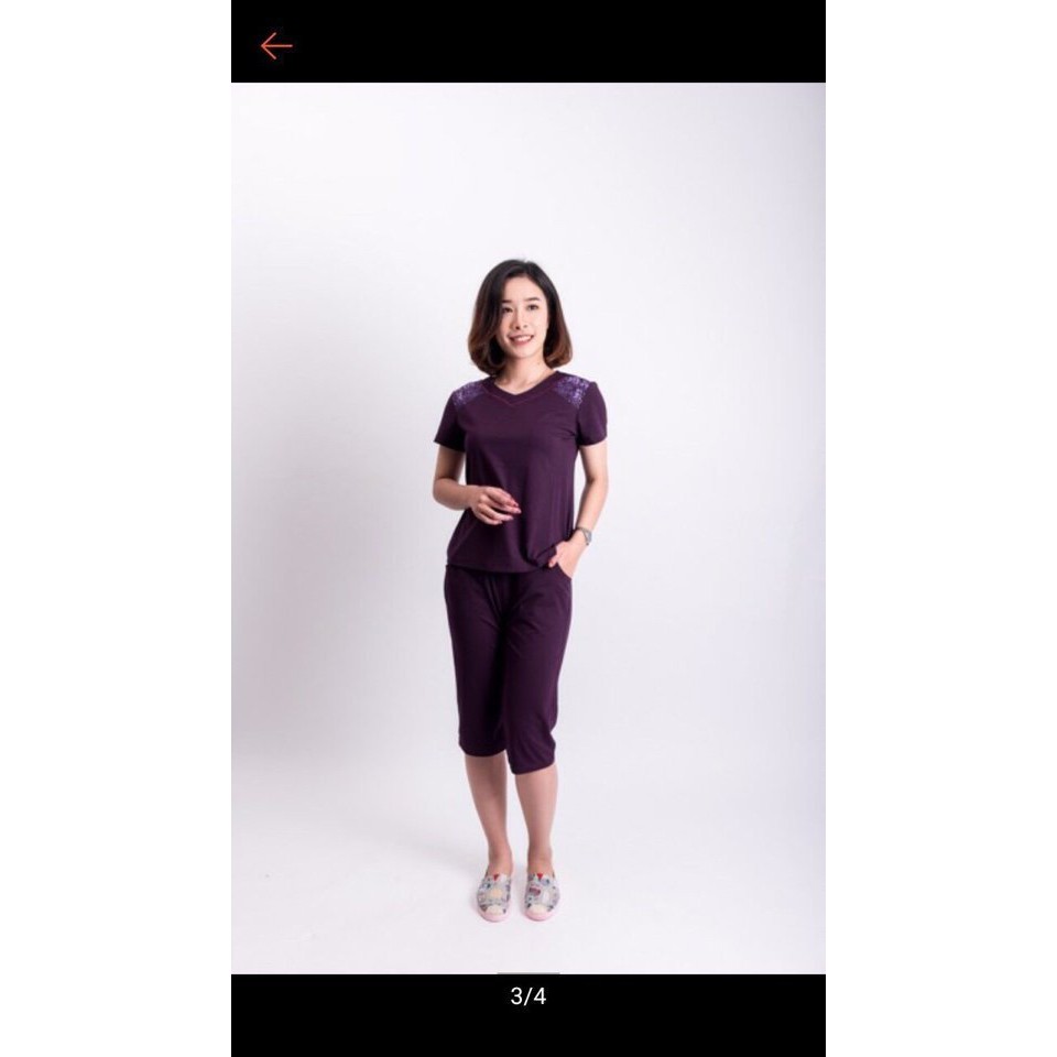 bộ mặc nhà cho mẹ size to
