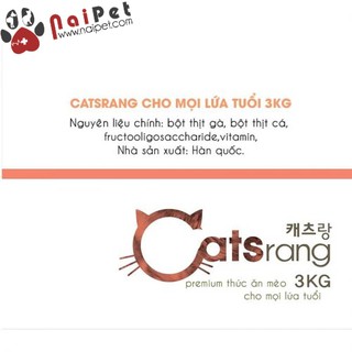 Thức ăn Hạt Cho Mèo Mọi Lứa Tuổi Catsrang Hàn Quốc 400g
