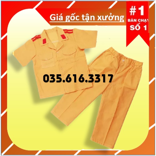 quần áo cảnh sát cho bé, đồ cảnh sát cho bé trai không có phụ kiện hàng đẹp