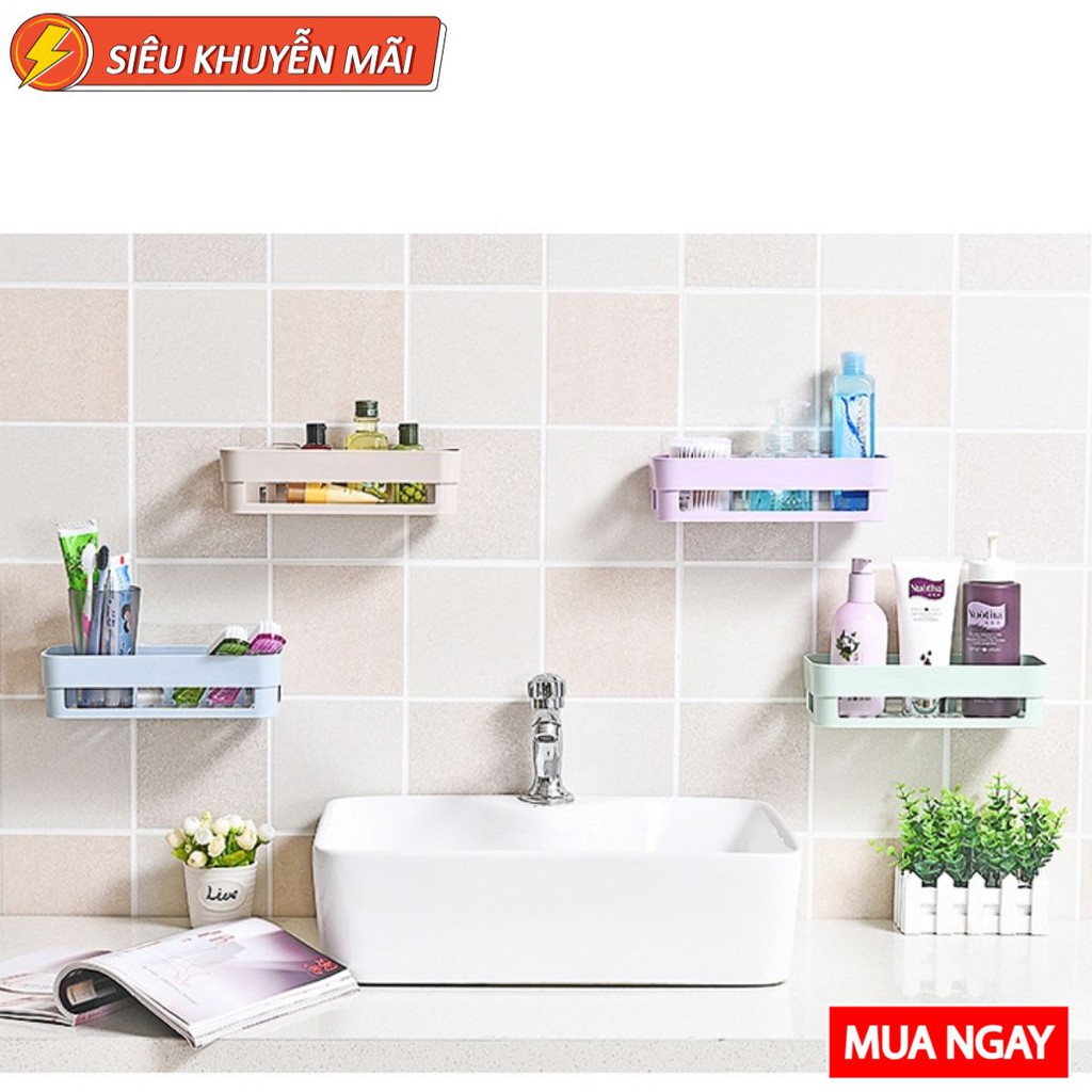 Kệ Để Đồ Nhà Tắm Dán Tường đơn giản