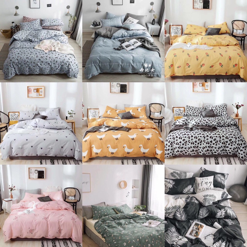 Chọn_bộ_chăn_ga_gối_cotton_100%_lụa_nhập_hàn_quốc