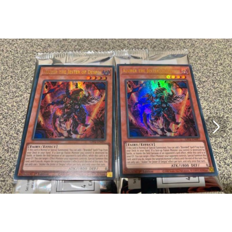 thẻ bài: Aluber the Jester of Despia - GFP2-EN097 - Ultra Rare 1st Edition
