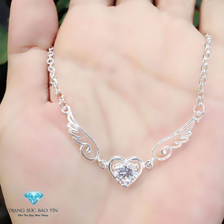 LẮC CHÂN BẠC NỮ CHẤT LIỆU BẠC 925 CAO CẤP LẮC HÌNH CÁNH THIÊN THẦN | BigBuy360 - bigbuy360.vn
