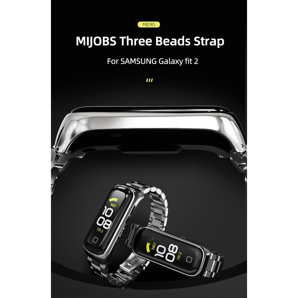 Dây đeo hợp kim cho đồng hồ thông minh Samsung Fit 2 Galaxy Fit 2