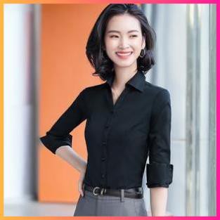 Áo Sơ Mi Nữ Dài Tay, Sơ Mi Trắng Công Sở Dáng Chiết Eo Cực Đẹp, Chất Vải Kate Mềm Đẹp Form Chuẩn Moon.My | BigBuy360 - bigbuy360.vn
