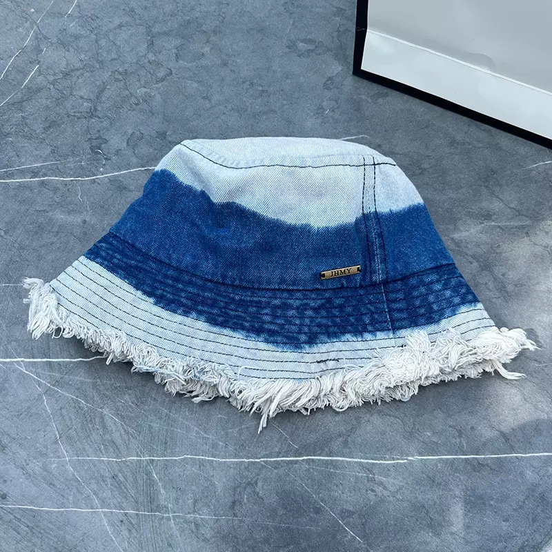 Mũ Bucket Chất Liệu Denim Phong Cách Hàn Quốc Cho Nữ